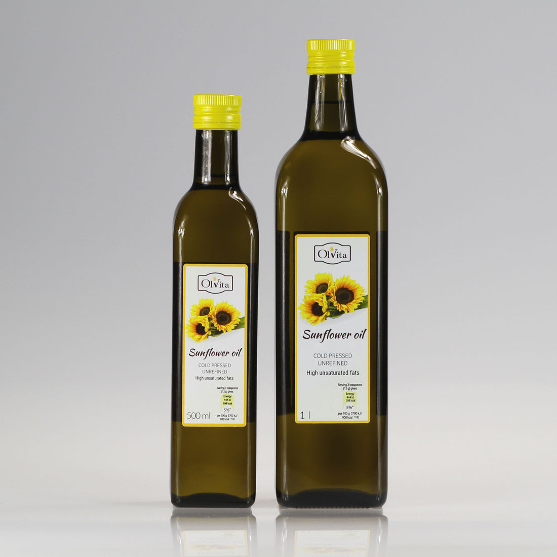 Sunflower oil, cold-pressed and crude Ol’Vita