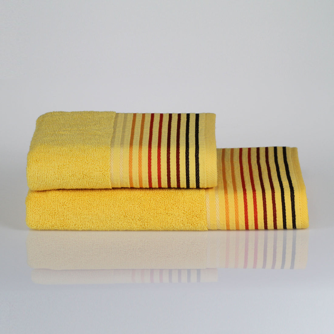 Torino Luxury 100% Cotton 450 GSM Hand and Bath Towel Set - Ultra Soft and Absorbent