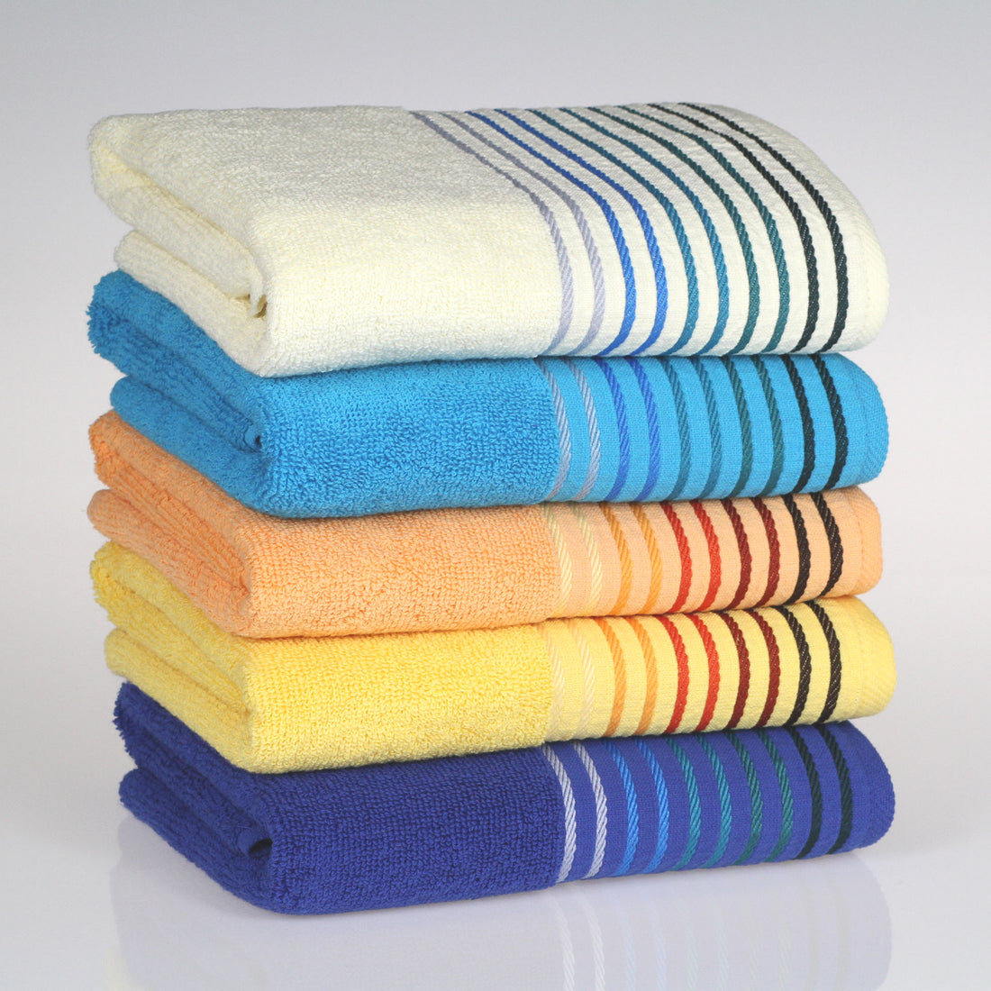 Torino Luxury 100% Cotton 450 GSM Hand and Bath Towel Set - Ultra Soft and Absorbent