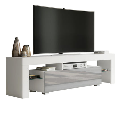TV Stand – 160cm – High Gloss Doors – LED or Non-LED – Modern Media Unit – LUNARO