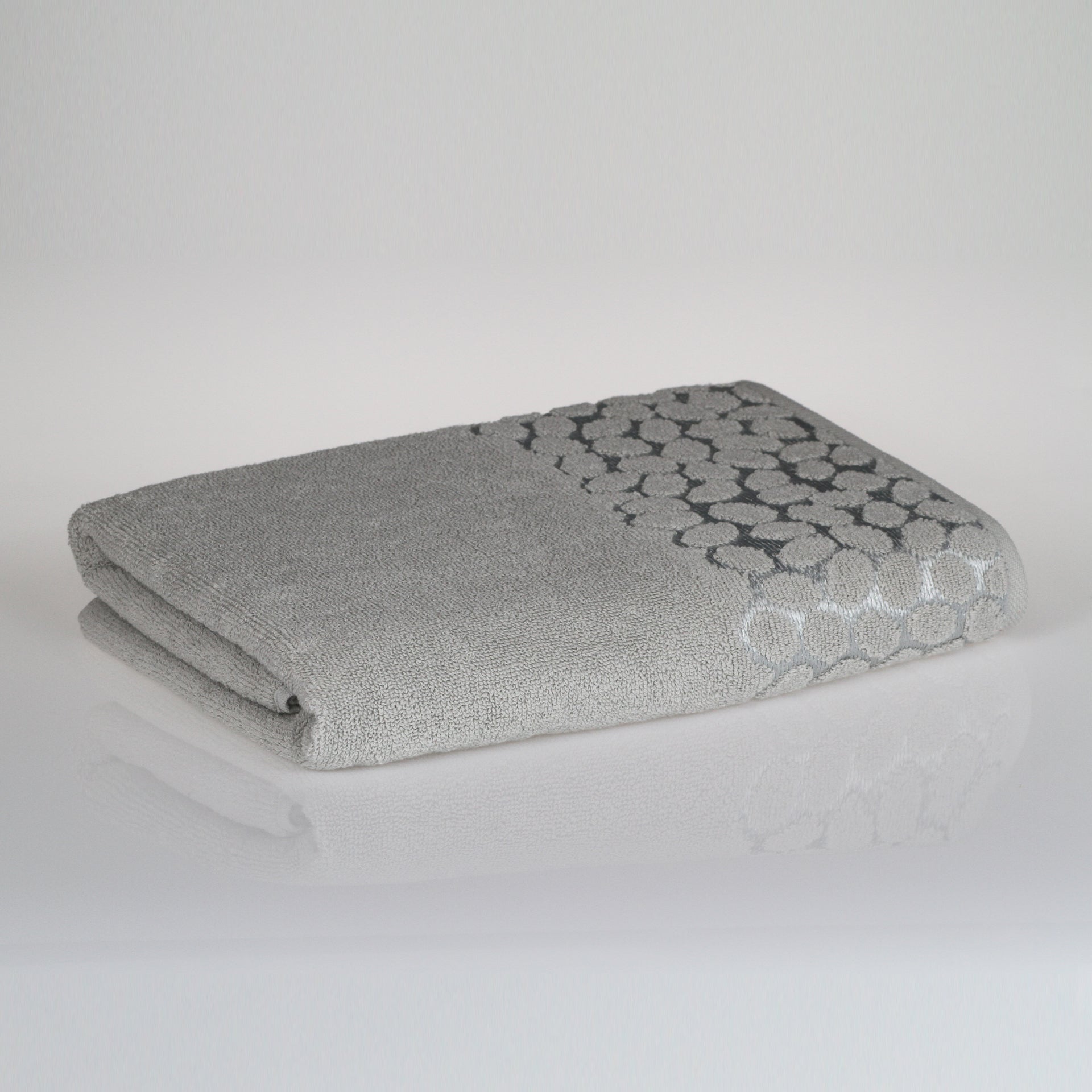 Grey sparkle hand towels hot sale