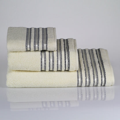 porto cotton towels super soft high quality ecru set