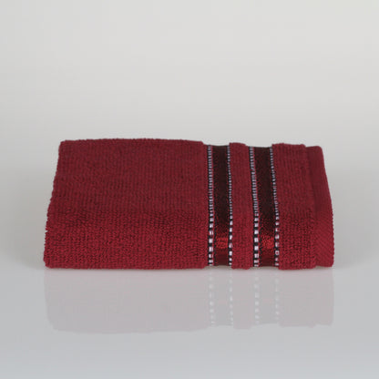 porto cotton towels super soft high quality burgundy face cloth horizontal