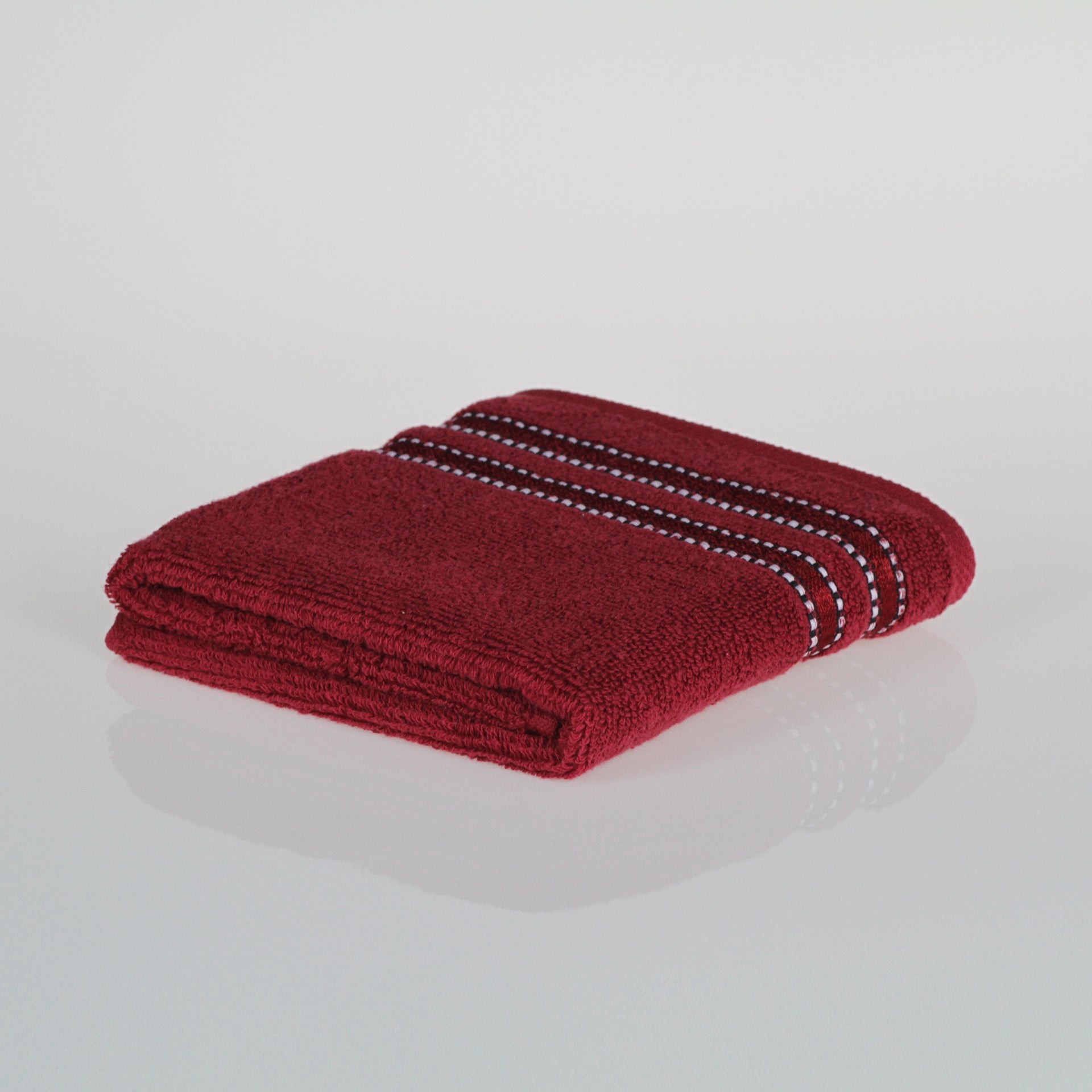 porto cotton towels super soft high quality burgundy face cloth slant