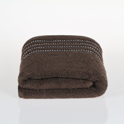 porto cotton towels super soft high quality chocolate hand towel  vertical