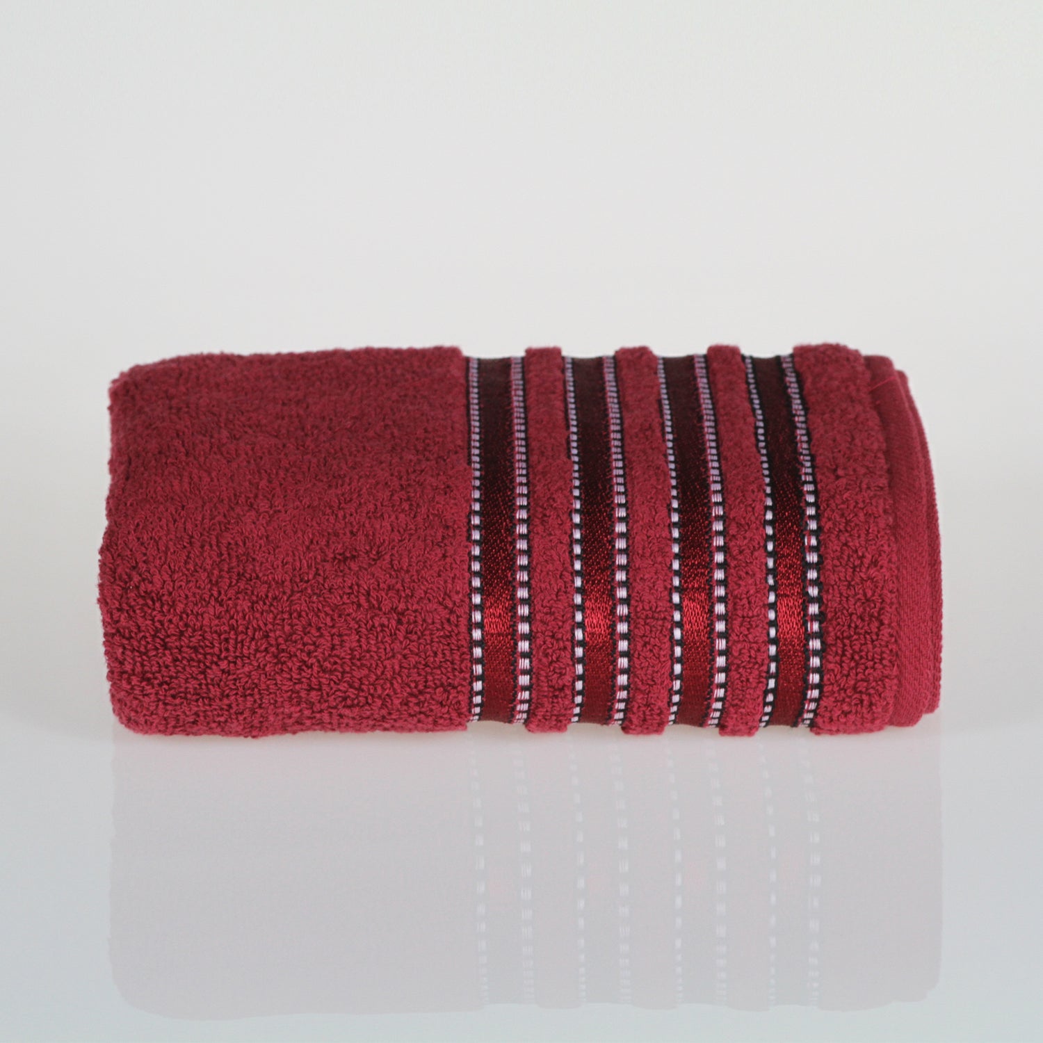 porto cotton towels super soft high quality burgundy hand towel horizontal