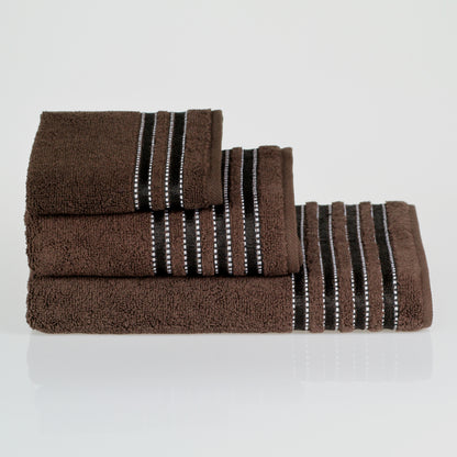 porto cotton towels super soft high quality chocolate set